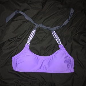 Purple bikini top